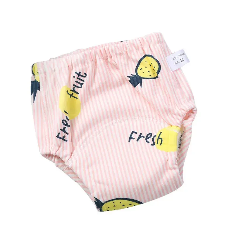 Baby Reusable Diapers 6 Layer Waterproof Reusable Cotton Diapers Breathable Training Shorts Underwear Cloth Pants Nappy