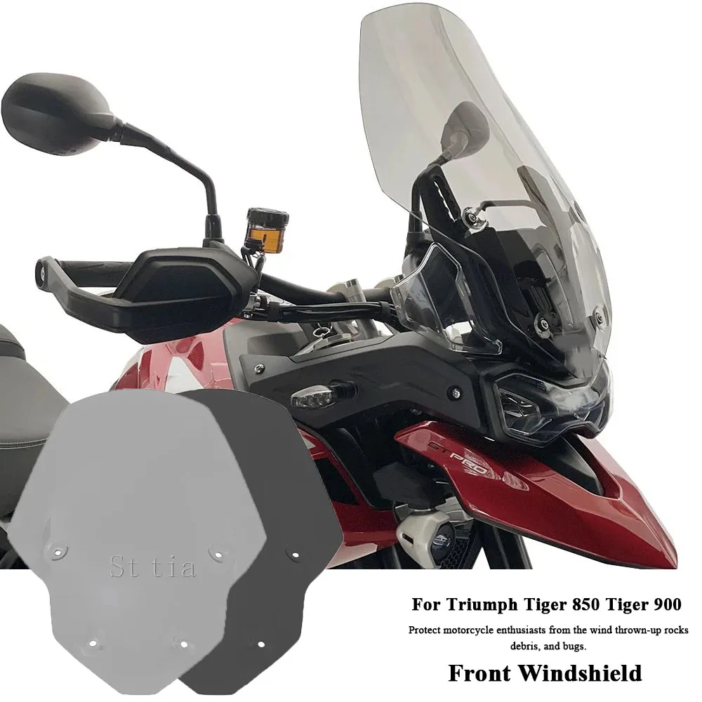 

TIGER850 TIGER900 Windscreen Fit For Triumph Tiger 850 Tiger 900 2020-2024 Motorcycle Front Windscreen Wind Deflector Fairing