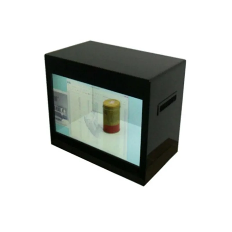 advertising machine transparent lcd screen show box 22inch transparent lcd showcase