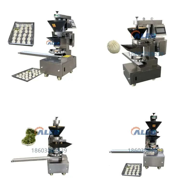 

SFW Certificate Big Particle Filling Baozi Machine, Commercial Large Chunk Meat Steamed Bun Maker
