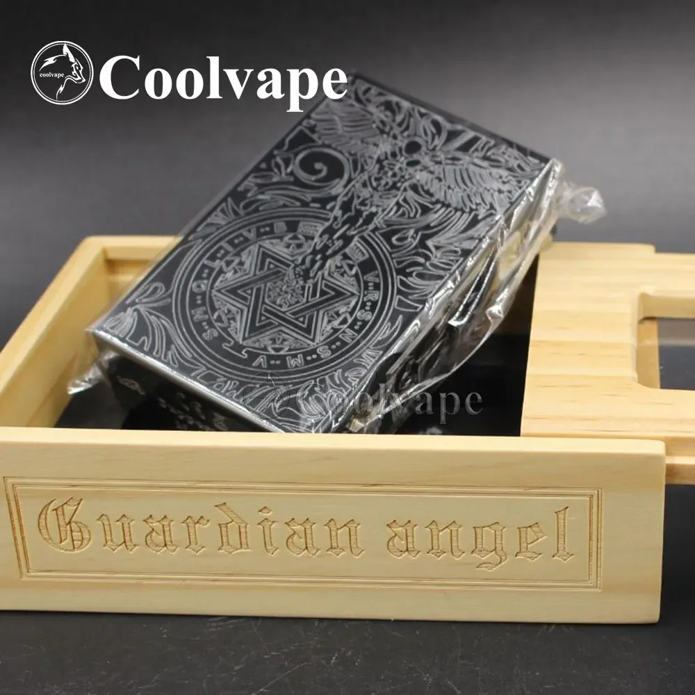 

Marvec Guardian Angel box mod Voltage Dual 18650 аккумулятор Сменный аккумулятор 218 Вт Vape Box алюминиевый сплав 510 vape mods бак для 510 rda