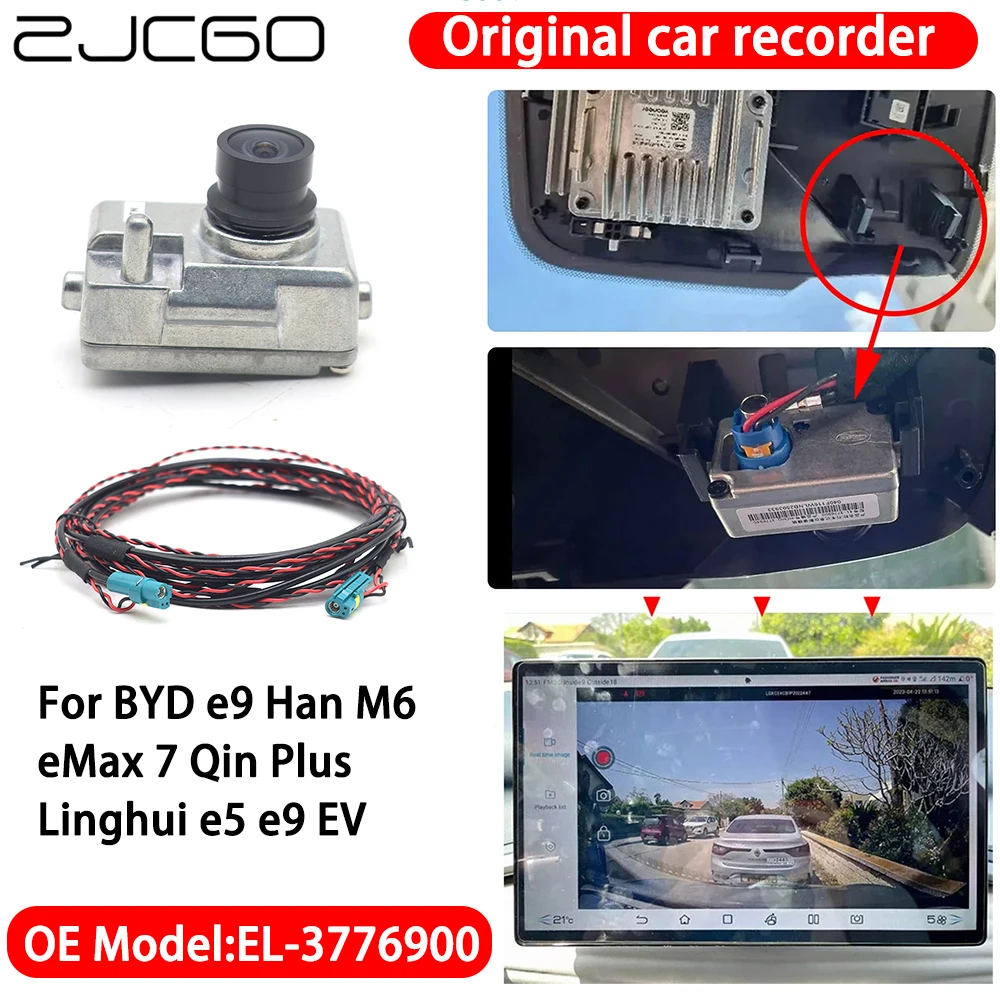 for BYD e9 Han M6 eMax 7 Qin Plus Linghui e5 e9 EV Original OEM Factory Accessorie Dash Cam Camera Recorder EL-3776900 Camera