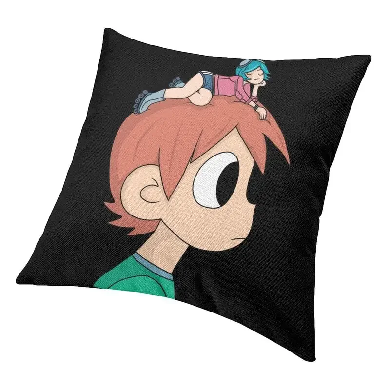 Scott Pilgrim Vs The World Pillow Home Decorative Luxury Cartoon Animation Movie Outdoor Cushions Square Pillowcase