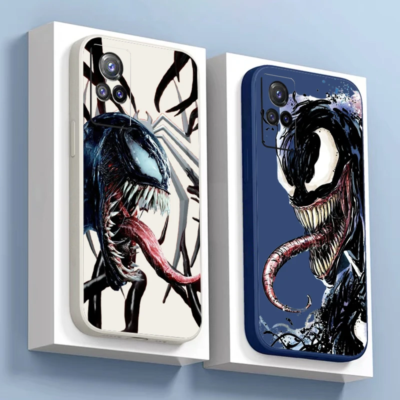 Avengers Marvel Venom Phone Case For VIVO Y91 Y85 Y83 Y79 Y77 Y76S Y75 Y73 Y73S Y72 Y70S Y67 Y66 Y35 Y53 Funda