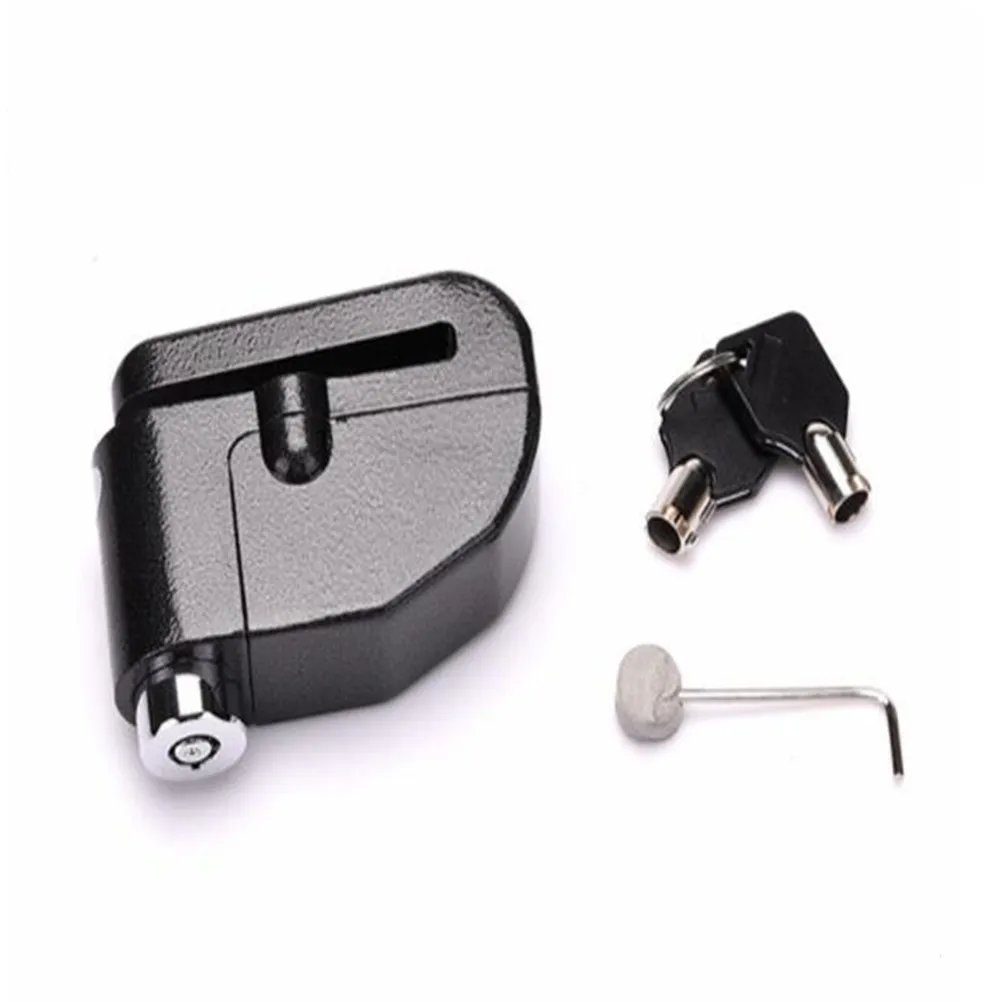 

1Set Bicycle Motorcycle Disc Brake Lock Anti Theft Safety Alarm Compact Design Easy Install Use Black Widely Used