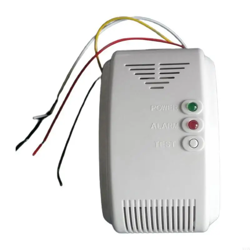 

2025 New 12V Gas Leak Detector Alarm with LED Sound Warning Plastic for Marine Vehicles