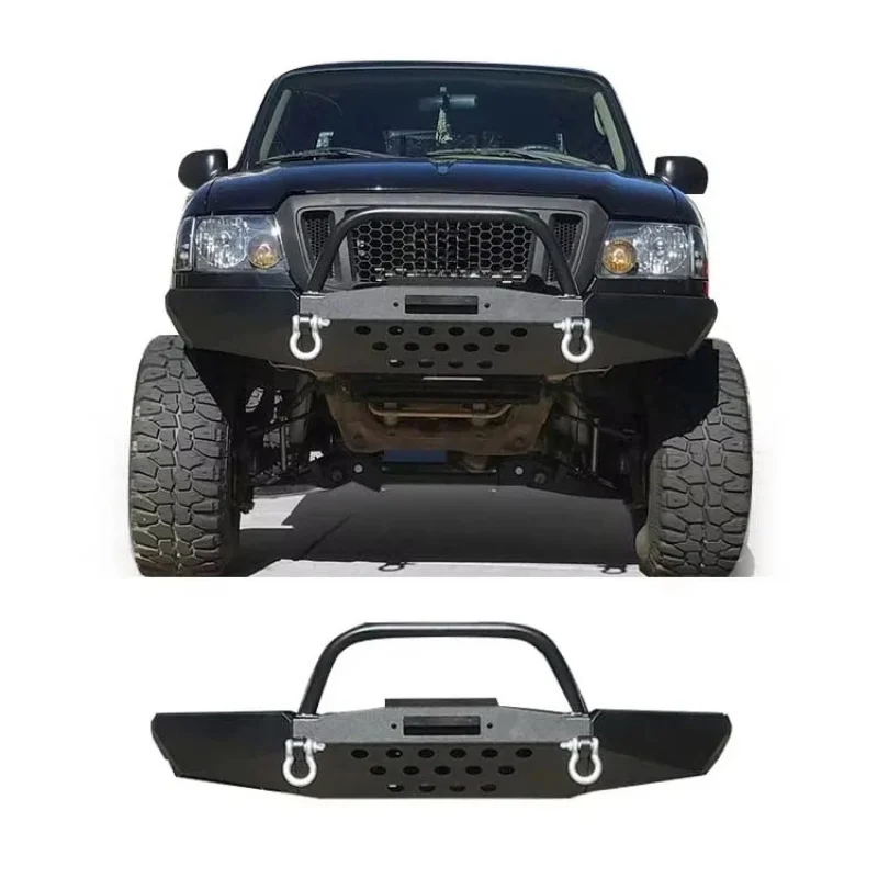 Parachoques Delantero Todoterreno 4x4 con Barra Antivuelco, Parachoques Trasero con Soporte para Llanta de Repuesto y Bidón de Combustible, Accesorios para Camioneta LC79