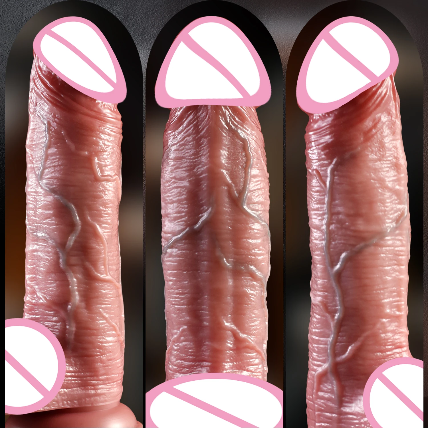 8 inch Dildo Realistic Feels Like Skin Dildos Soft Dildo with Suction Cup Anal Dildo Fake Penis for G Spot Sex Toys for Women