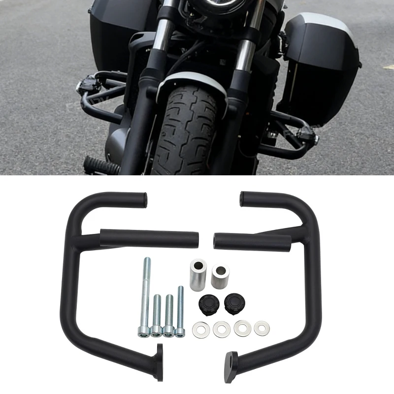 

Новая защита двигателя для шоссе, защита бампера, обтекатель, подходит для Kawasaki Eliminator 500 Eliminator 500 2024 2025