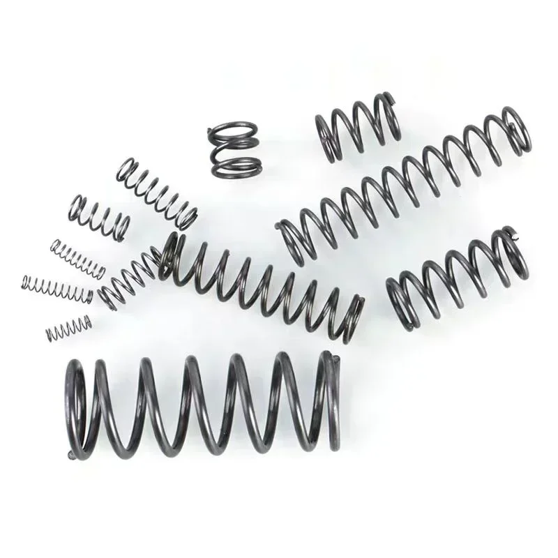 10Pcs 65Mn Spring Steel Return Compression Spring, Wire Diameter: 1.0mm, Diameter: 5-20mm, Length: 10-50mm