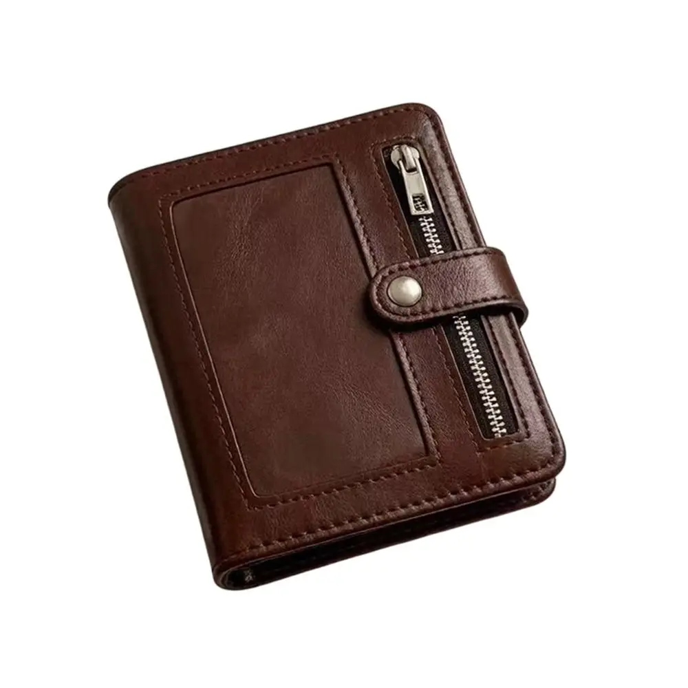 Multi-functional PU Leather Binder Notebook with Photo Window Detachable Pocket Journal 5-Ring Loose-Leaf Note Pad School Office