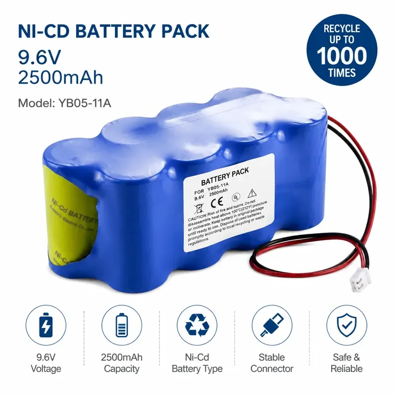 Replacement Battery for Shanghai Hexin Electronics YBDS-11A Infusion Pump Compatible Medical Device Power Supply Unit