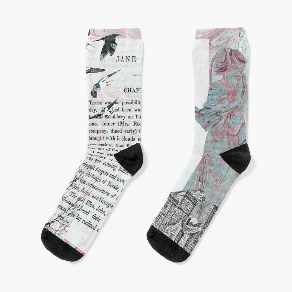 

Jane Eyre Collage Socks Sports Socks For Men