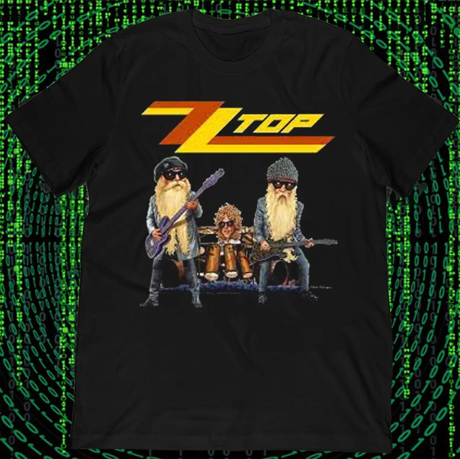 ZZ Top Rock Band camiseta talla S M L 234XL algodón HOMBRE AH1304