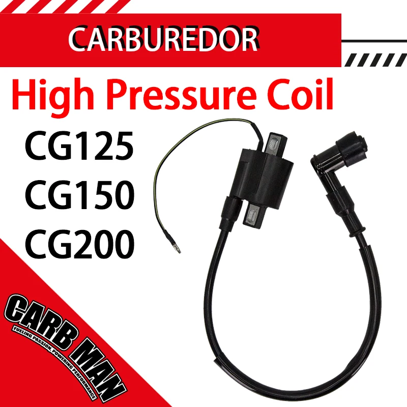 For CG125 CG150 CG200 CG250 125cc 150cc 200cc 250cc Scooter Moped ATV Quad Dirt Bike Go Kart Motorcycle High Pressure Coil