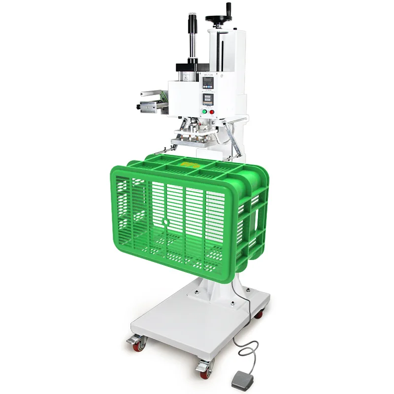 bronzing machine turnover box fruit basket printing machine bronzing LOGO vegetable frame bronzing word pressing machine