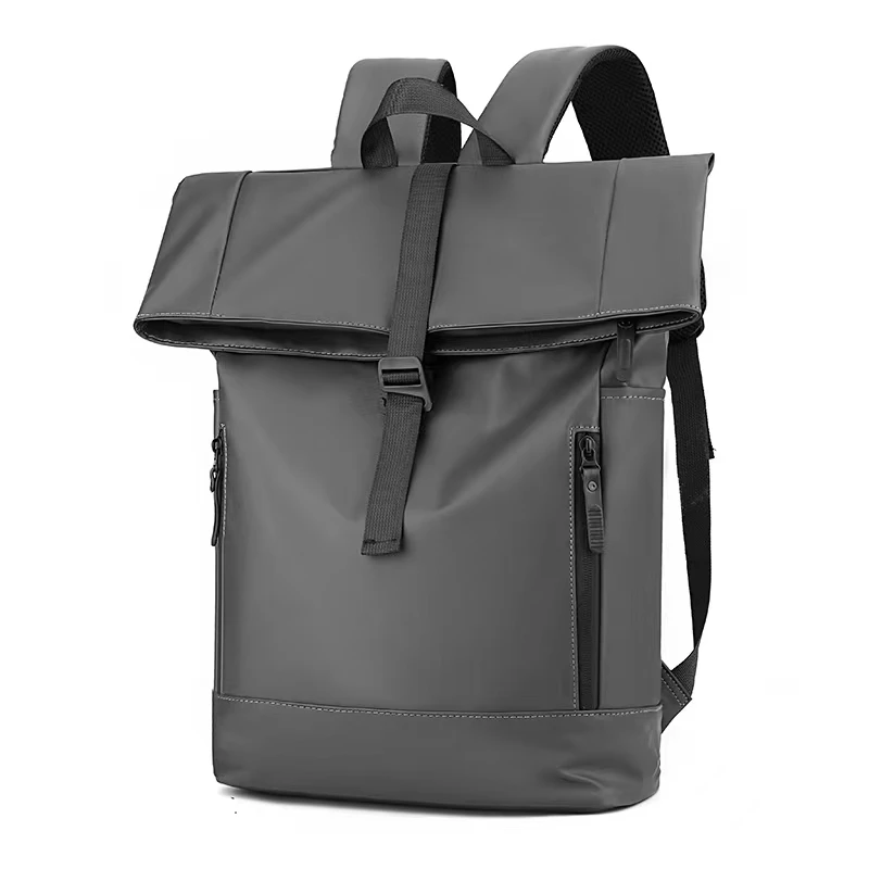 Sac à dos enroulable étanche pour homme, sac de voyage extensible, sac pour ordinateur portable de grande capacité, sacs d\'école, sac à dos