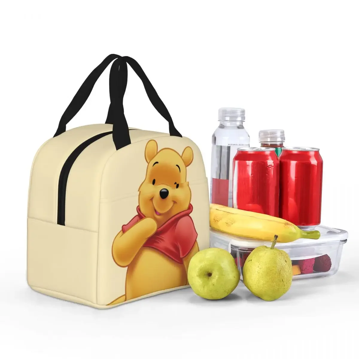 Winnie The Pooh Insulated Lunch Bags Leakproof Lunch Container Thermal Bag Tote Lunch Box Work Picnic Men Women