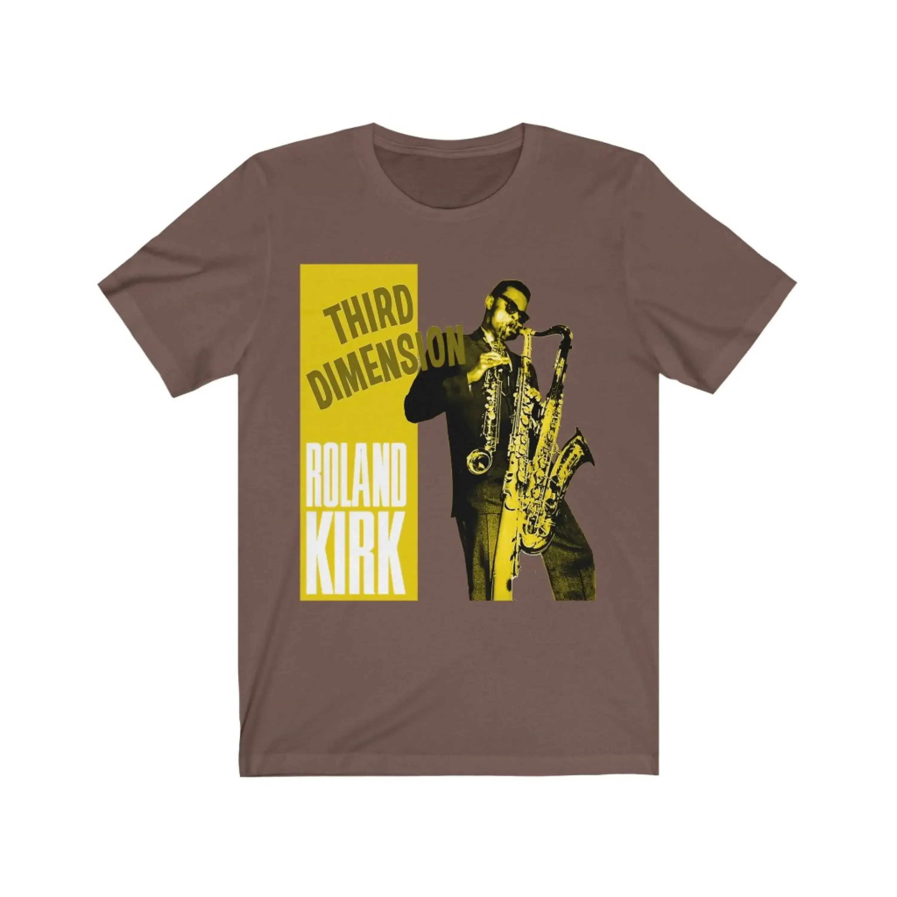 Saxophone T Shirt Roland Kirk Jazz Musician Art Graphic