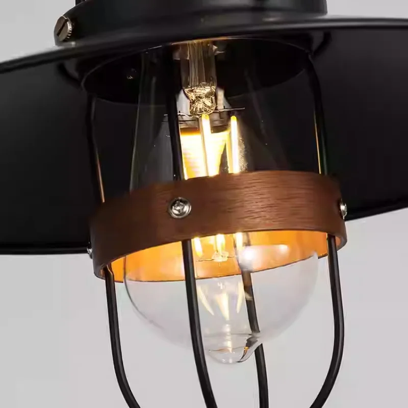 Lámpara de restaurante Retro Edison, lámpara de Bar clásica americana, cafetería, Bar, estilo Industrial, foco japonés