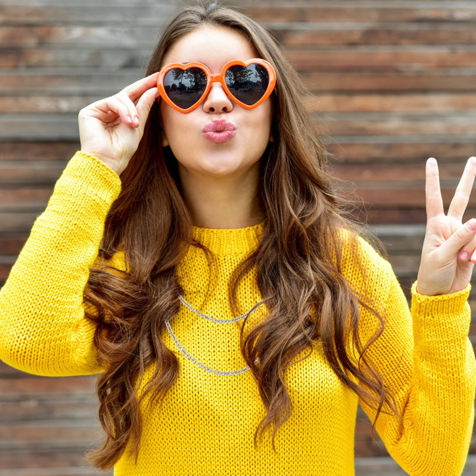 

4Pcs Premium Titanium Steel Jewelry Making Chains DIY Craft Links for Pendant Necklaces Bright