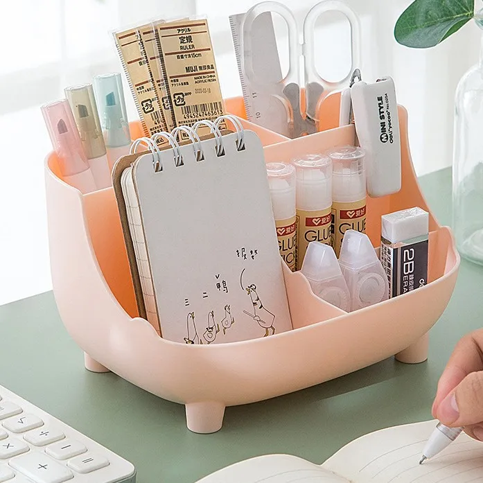 

Pen Holder Ins High-value Storage Desktop Creative Pen Bucket Large-capacity Dustproof Multi-functional Stationery Storage Box