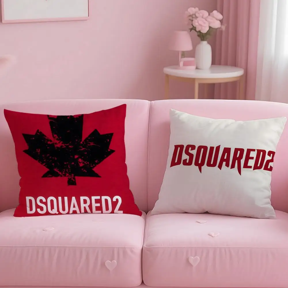 POPULAR DDD-DSQUARED2S Cushion Cover Comfortable Reversible Pillow Cover Ideal for Car Sofa Bedroom & Beyond