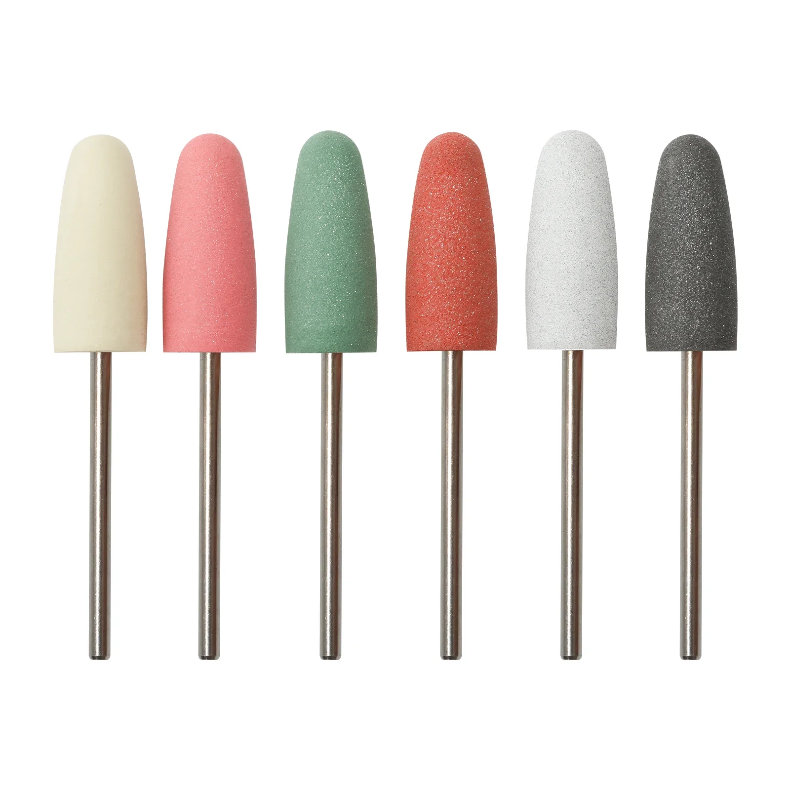 HYTOOS جولة سيليكون مسمار لقمة ثقب 12*24 مللي متر 3/32 "الدوارة مانيكير أدوات تلميع القدم الأظافر الكهربائية اكسسوارات #1