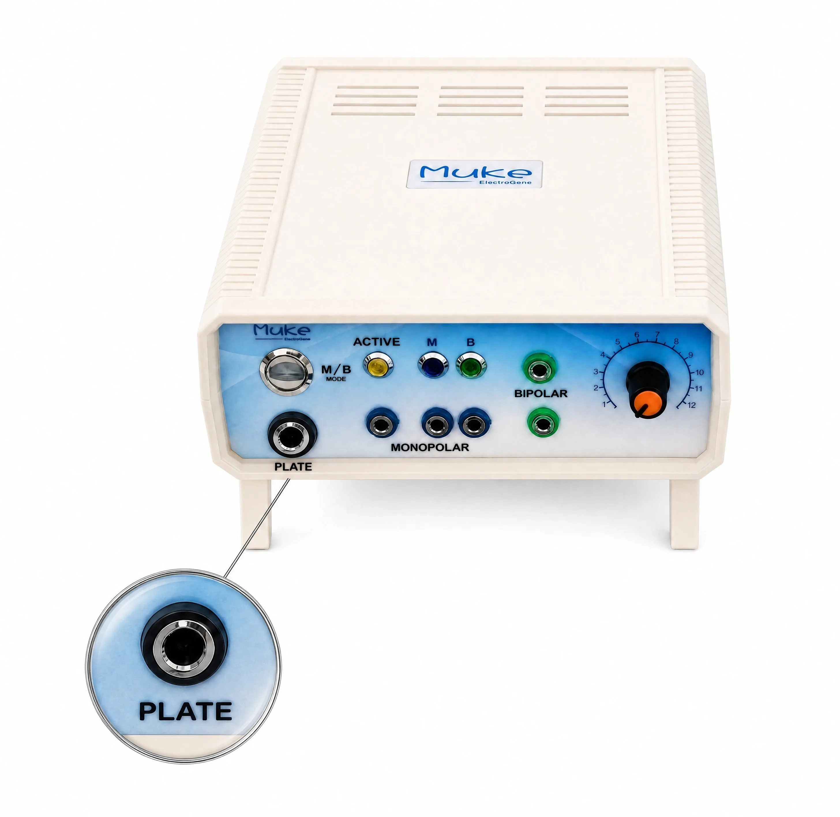 Professional High Frequency Ion Cautery Bipolar Electrocoagulator with Foot Pedal, Skin Mole & Wart Removal Machine