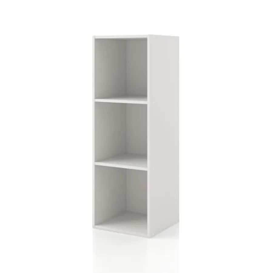 

Apexa Storage Organizer Shelves Stackable Wood Bookcase Fits Cubby Bins for Organization Dorm Teen Room Decor and Home Office