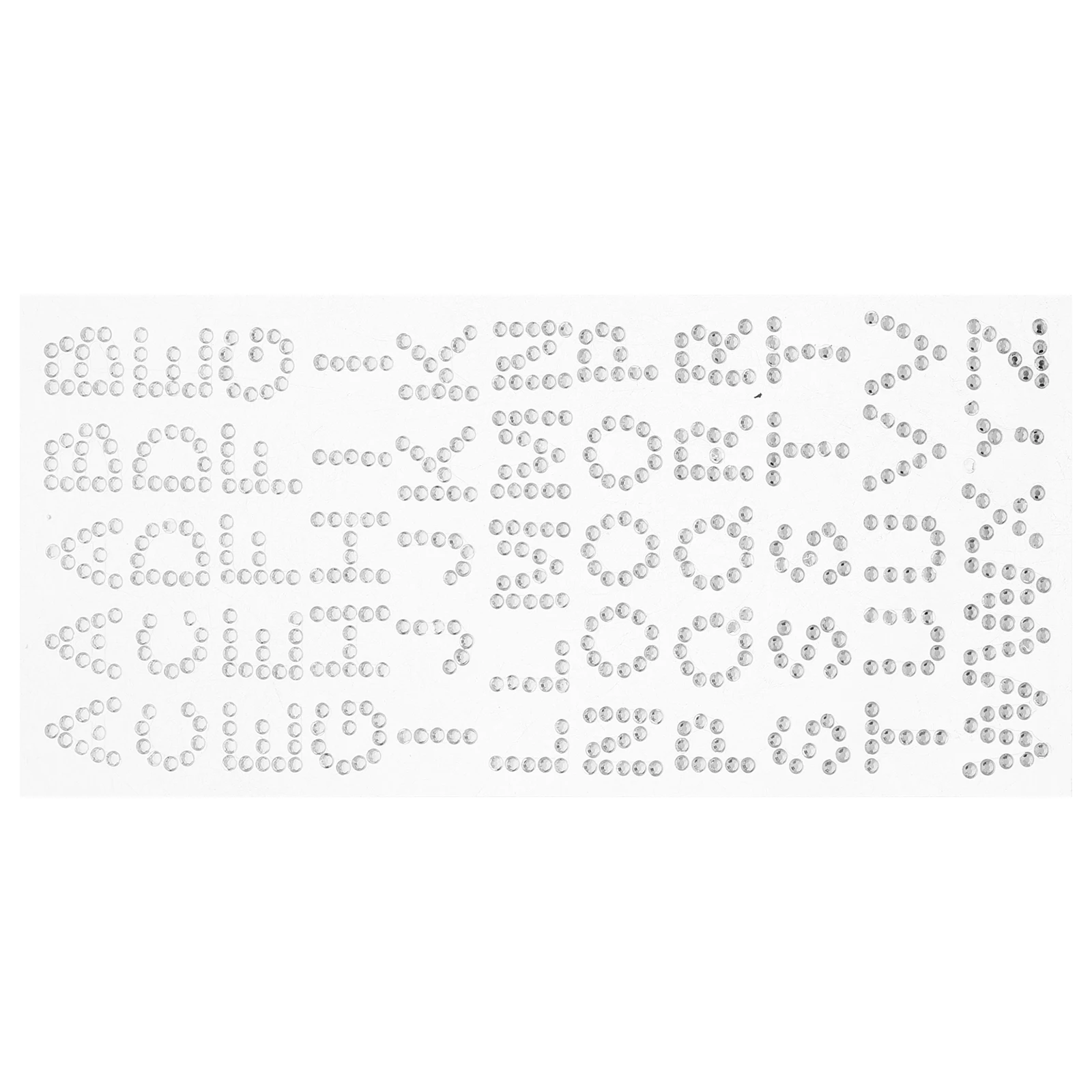 

Diamond Letter Stickers Self Adhesive Rhinestones Glitter Numbers Grad Cap Alphabet Gems 3D Effect Craft Supplies