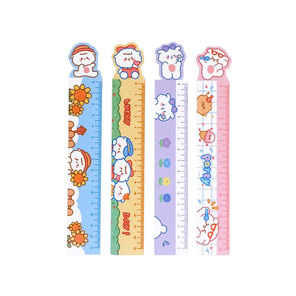 Cute Cartoon Animal Soft Ruler Student Measurement Tool Office Easy School Break Not To Styles Stationery Various Flexibili V4H3