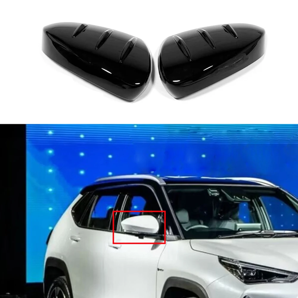 

For Toyota Yaris Cross Car Rearview Mirror Cover Auto External Modification Stickers Trim Accessories 2023 2024 2025 2026