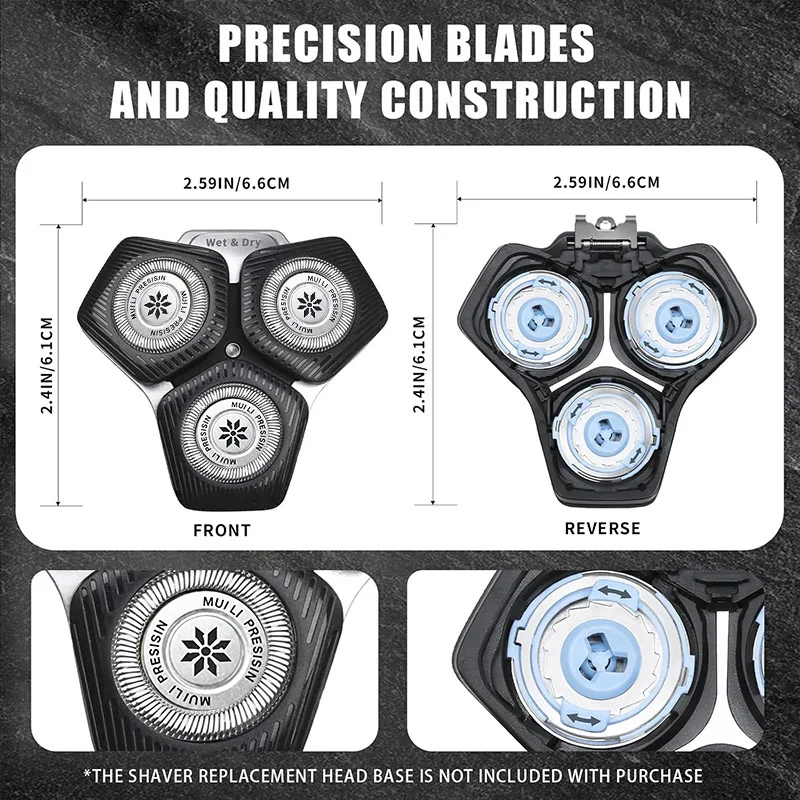 SH71/50 Razor Blade Shaver Replacement Head for Philips Series 5000 7000 S7732 S7735 S7731 S7910 S8050 S9932 S9935 S9936 S7888