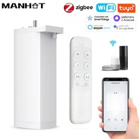 Tuya 155MM 4rd Smart Zigbee/WiFi Electric Shutter Curtain Motor Silent Motor with Remote APPVoice Control With Alexa Google Home