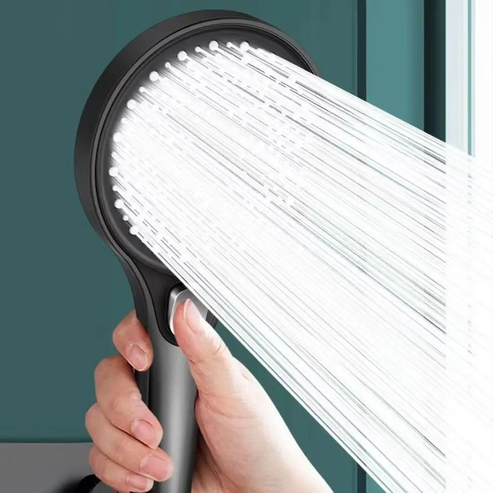 

Модная большая панельная насадка для душа, 3 режима, регулируемый распылитель для душа высокого давления, ручной многофункциональный спринклер для душа