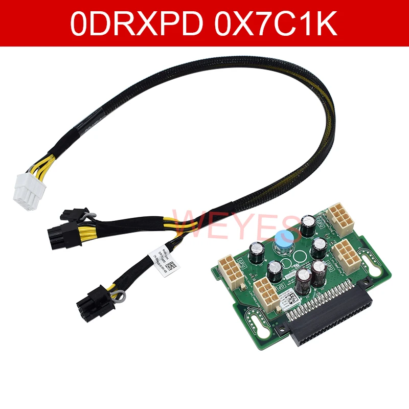 

X7C1K 0X7C1K CN-0X7C1K GPU Power Supply Module Expansion Board w/Cable DRXPD 0DRXPD CN-0DRXPD for Poweredge T630 T640 NEW