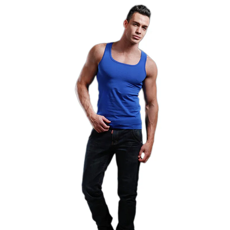 Summer Running Jogging Shirt Men T-shirts Sports Tops Vest Training Workout Tank Tops Fitness Bodybuilding T-shirt Sport Shirt