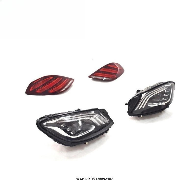 S-Class W222 Old to New Led Headlight Tail Light 2014-2020 Year W222 G63 Headlamps Front Car Auto Parts Headlamp System