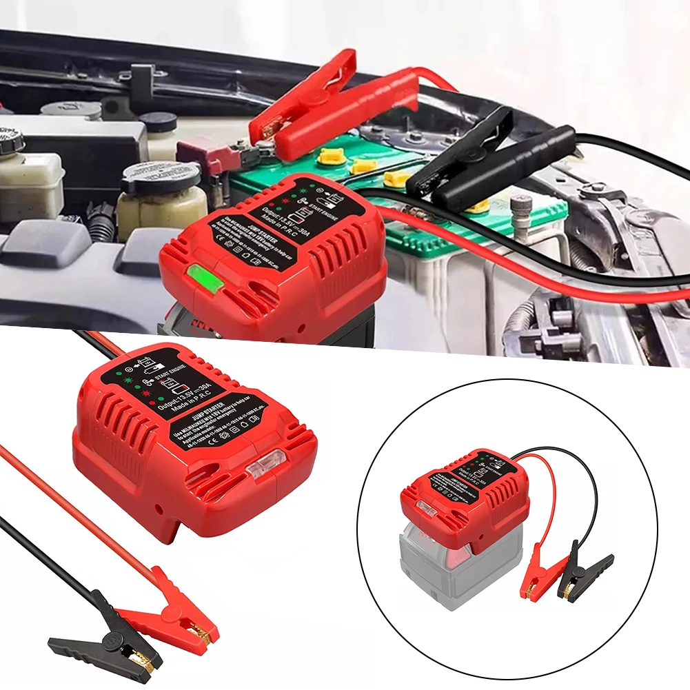 30A For Jump Starter with 11AWG For Jumper Cables for For 18v Battery Charging Automotive Booster Cable Adapter