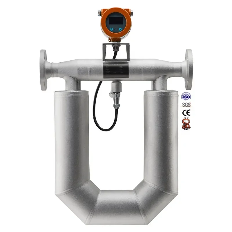 Medidor de fluxo maciço de Coriolis térmico de ar comprimido de micro gás de micromovimento Dn125 de controle de lote