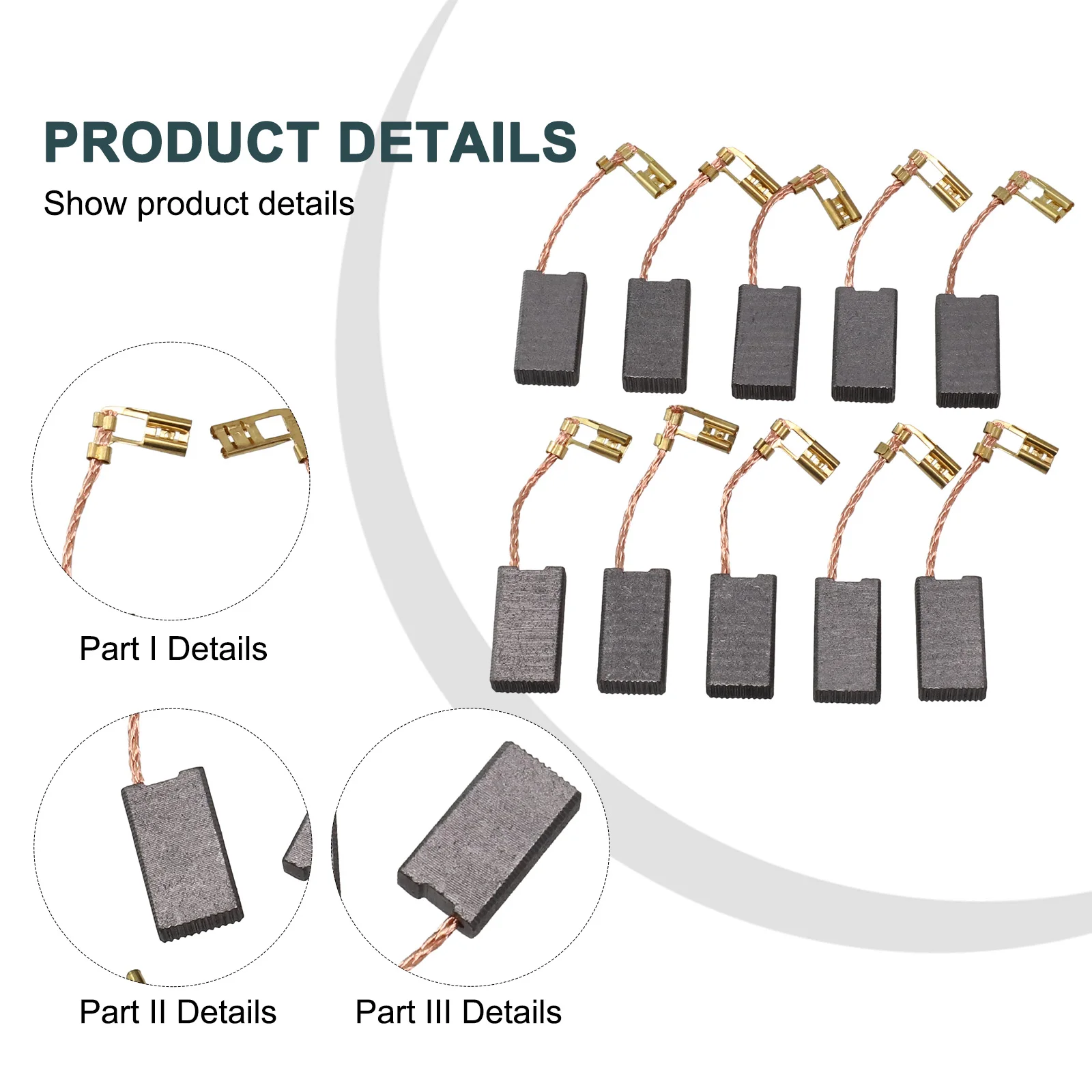 

Carbon Brushes Compatible with A69 GBH5 40D and More High Quality Carbon Brushes for Bosch Rotary Hammer Drill