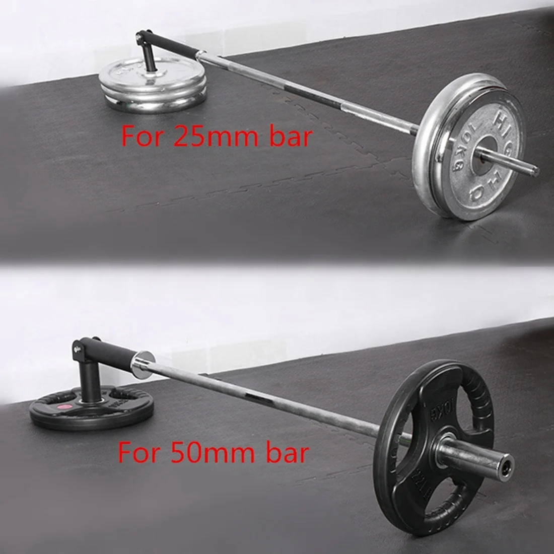 Stunning- T Bar Row Attachment for 1inch or 2inch Barbell Bar Heavy-Duty Steel Back Muscle Training Gym Exercise Equipment,25mm