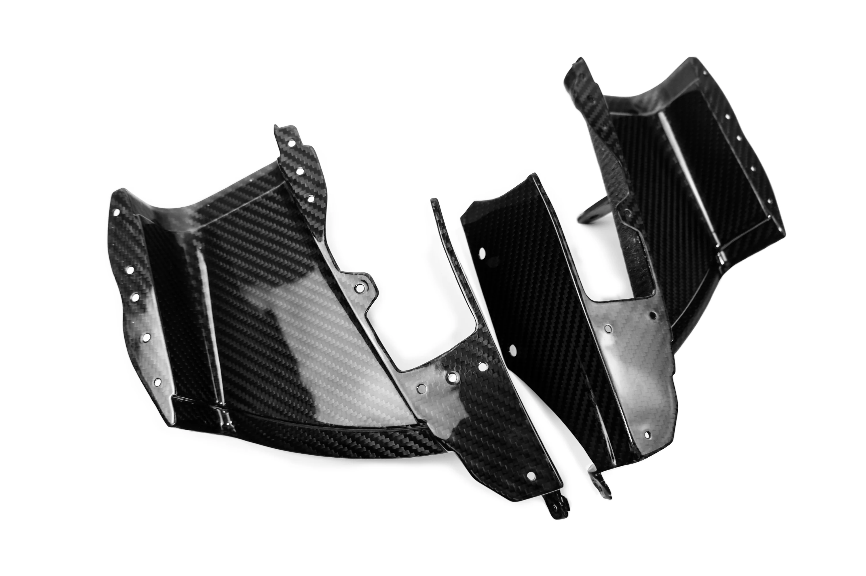 Motorcycle Accessories Intake Carbon Fiber 3K Twill Glossy Black Fit for S1000RR 2023 Models