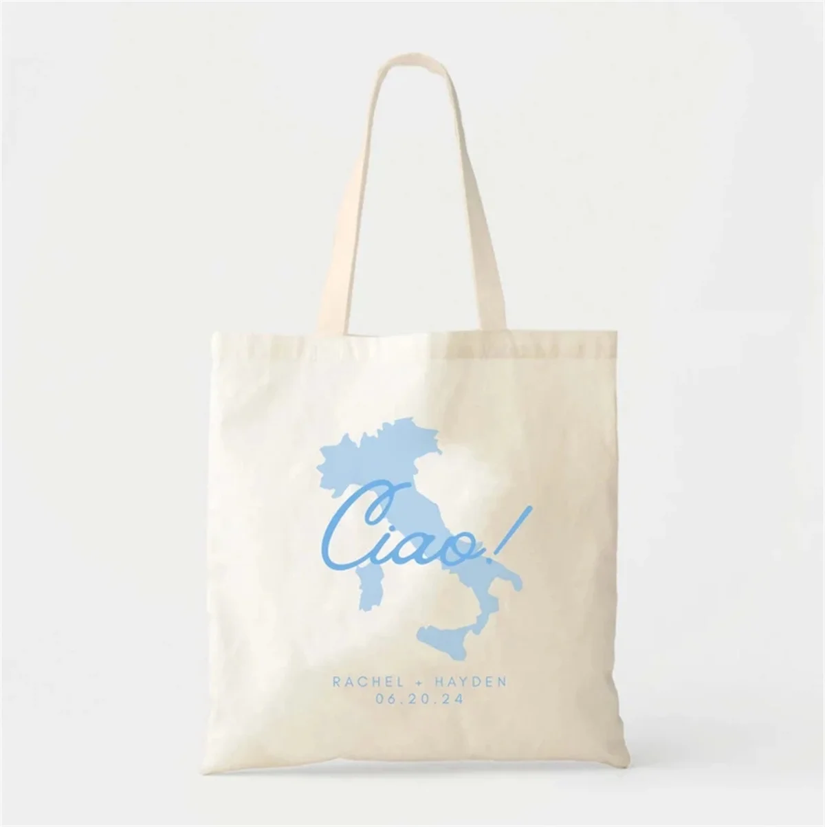 Ciao! Italy Wedding Tote Bag - Location Tote - Destination Wedding Welcome Tote - Italian Wedding - Europe Vacation Tote - Ciao