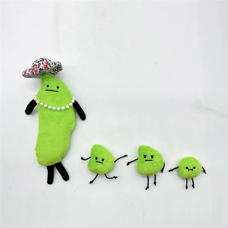 31CM Secret Staycation Plush Toy Edamame Family Dolls Cute Cartoon Stuffed Soft Toy Birthday Christmas Gift For Children