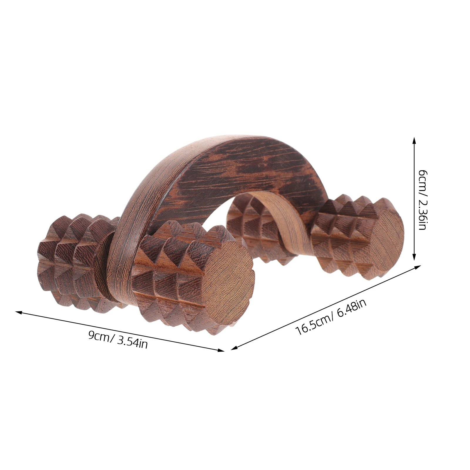 

Durable Wolf Tooth Four Wheel Massage Roller Stick For Arm Back Neck Leg Muscle Relief Portable Massage Tool