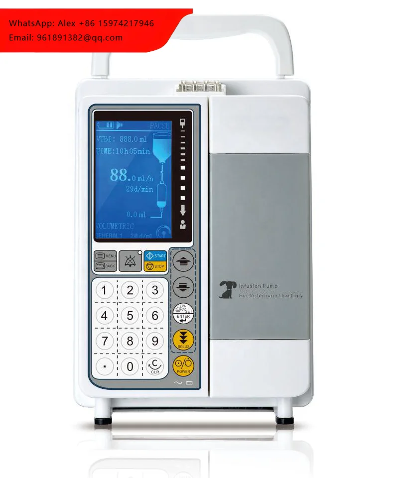 

OEM Portable Vet Pet Animal Volumetric Infusion Pump Price
