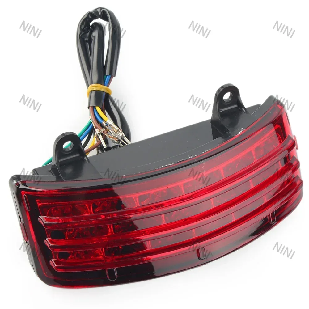 

Motorcycle For Harley Touring Street Road Glide FLHX FLTR Rear Fender Tip Light Tri-Bar LED Rear Tail Brake Turn Signal Light