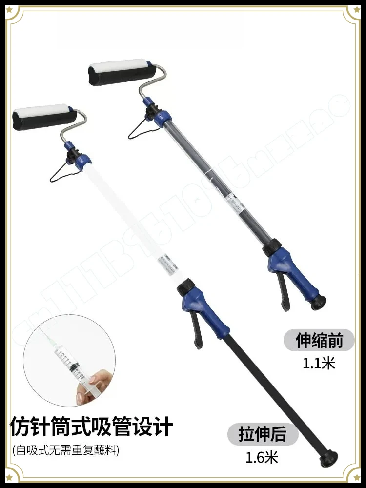 Roll Coating Machine Paint Latex Paint Paint Wall Brush Artifact Self-brushing Tool Telescopic Brush Lengthening Roller Brush